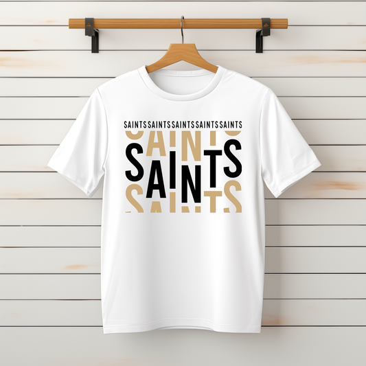 "Black & Gold Wave" Tee
