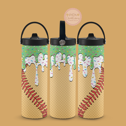 "Drip and Dip Ice Cream" Metal Tumbler