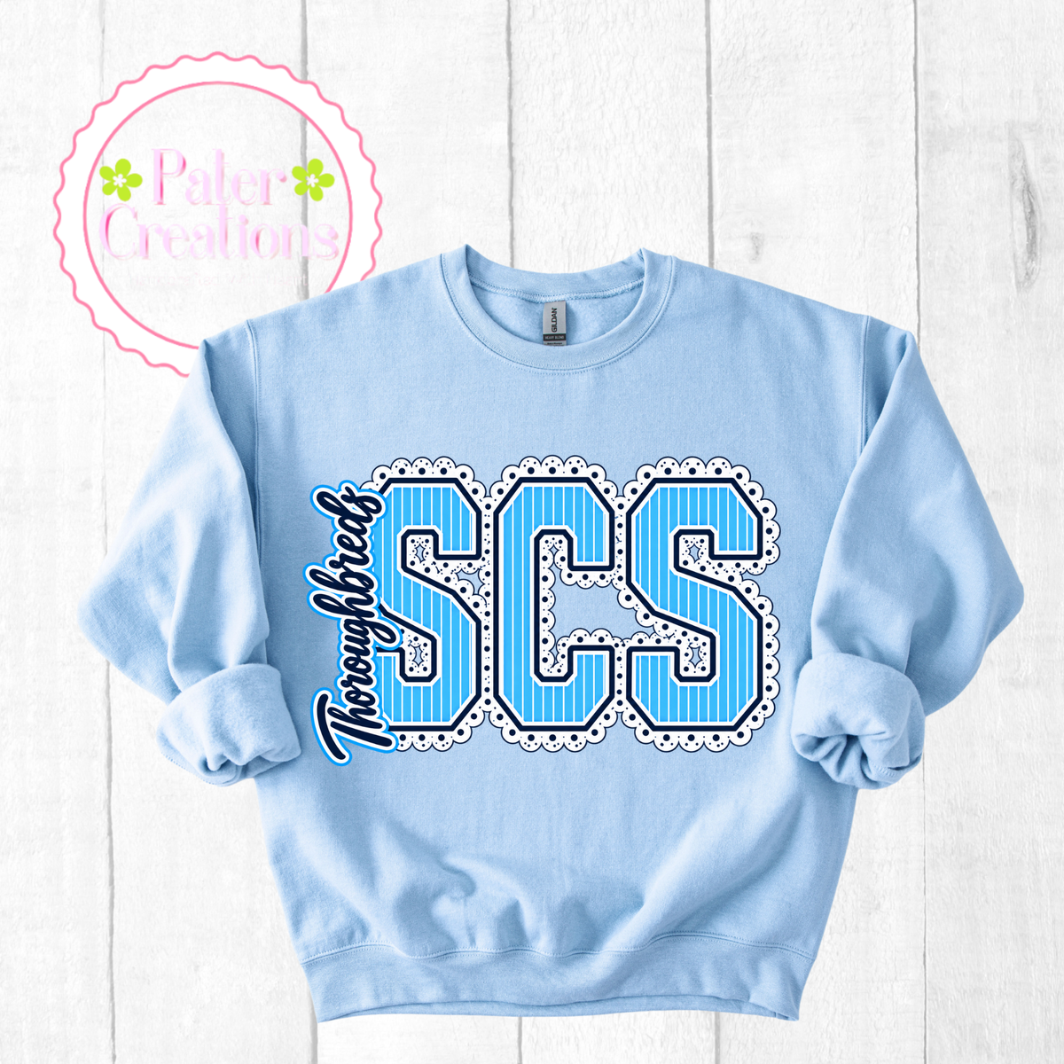 "SCS Thoroughbreds” Tee-Sweater