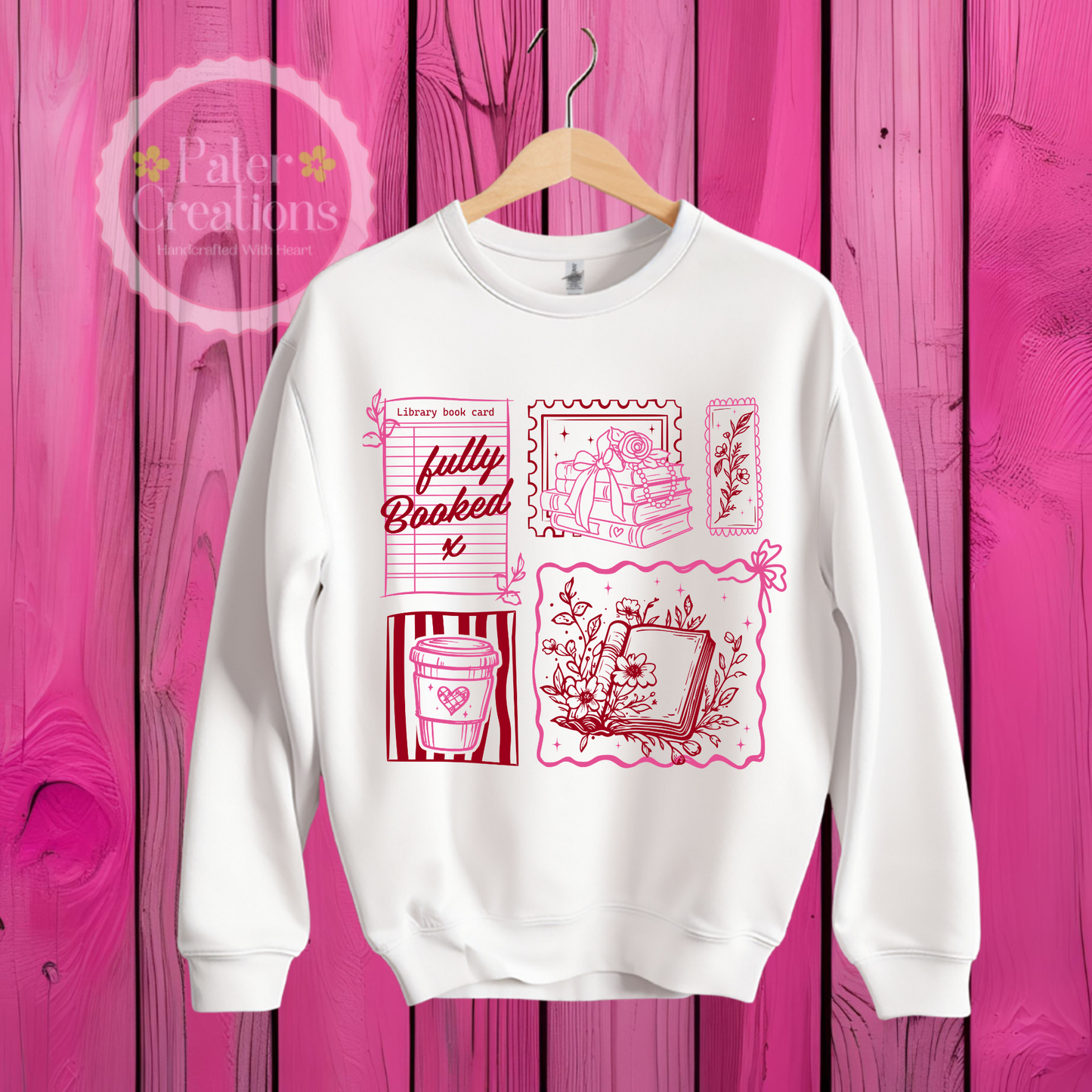 “Fully Booked” Tee-Sweater