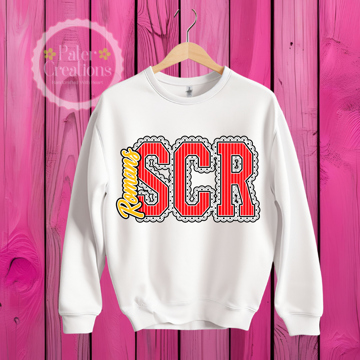 "SCR Romans” Tee-Sweater