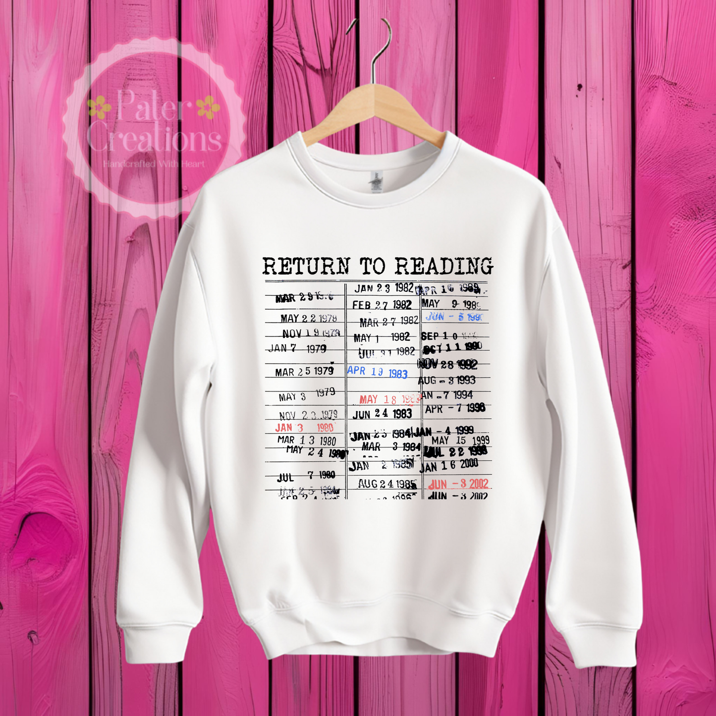 “Return to Library” Tee-Sweater