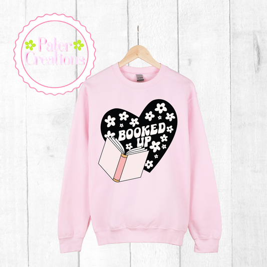 “Booked Up” Tee-Sweater