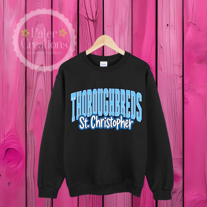 "SCS Thoroughbreds” Tee-Sweater