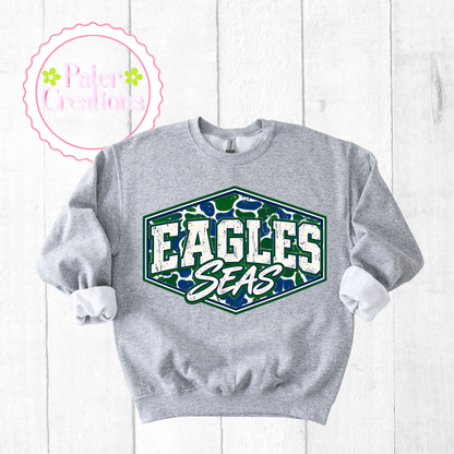 "SEAS Eagles” Tee-Sweater