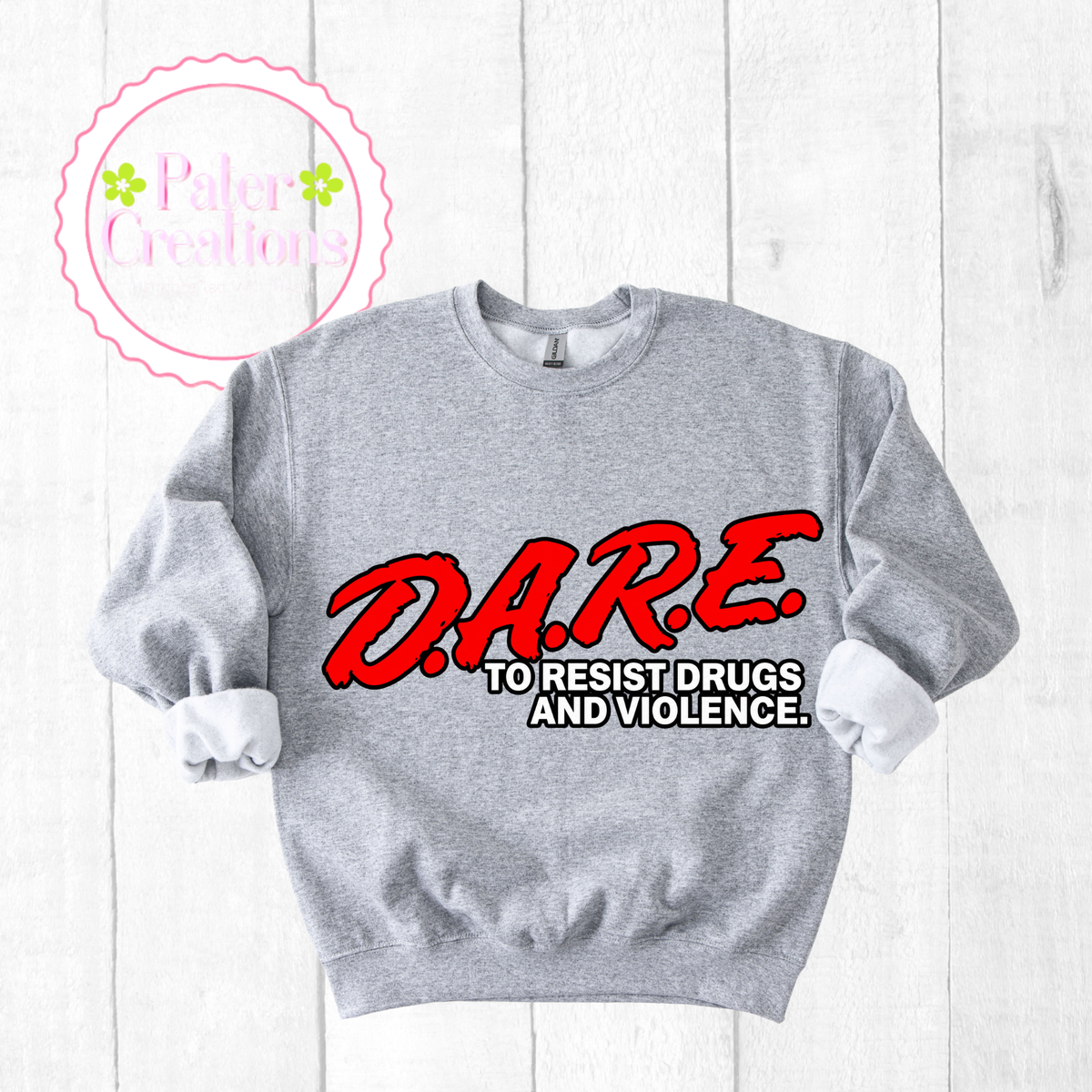 "D.A.R.E" Tee-Sweater