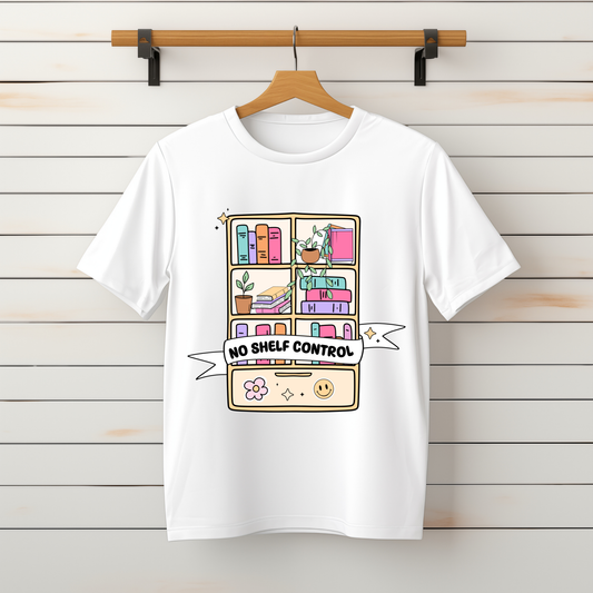 “No Shelf Control” Tee-Sweater