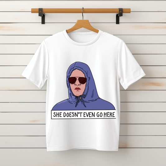 "She Doesn’t Even Go Here" Tee-Sweater